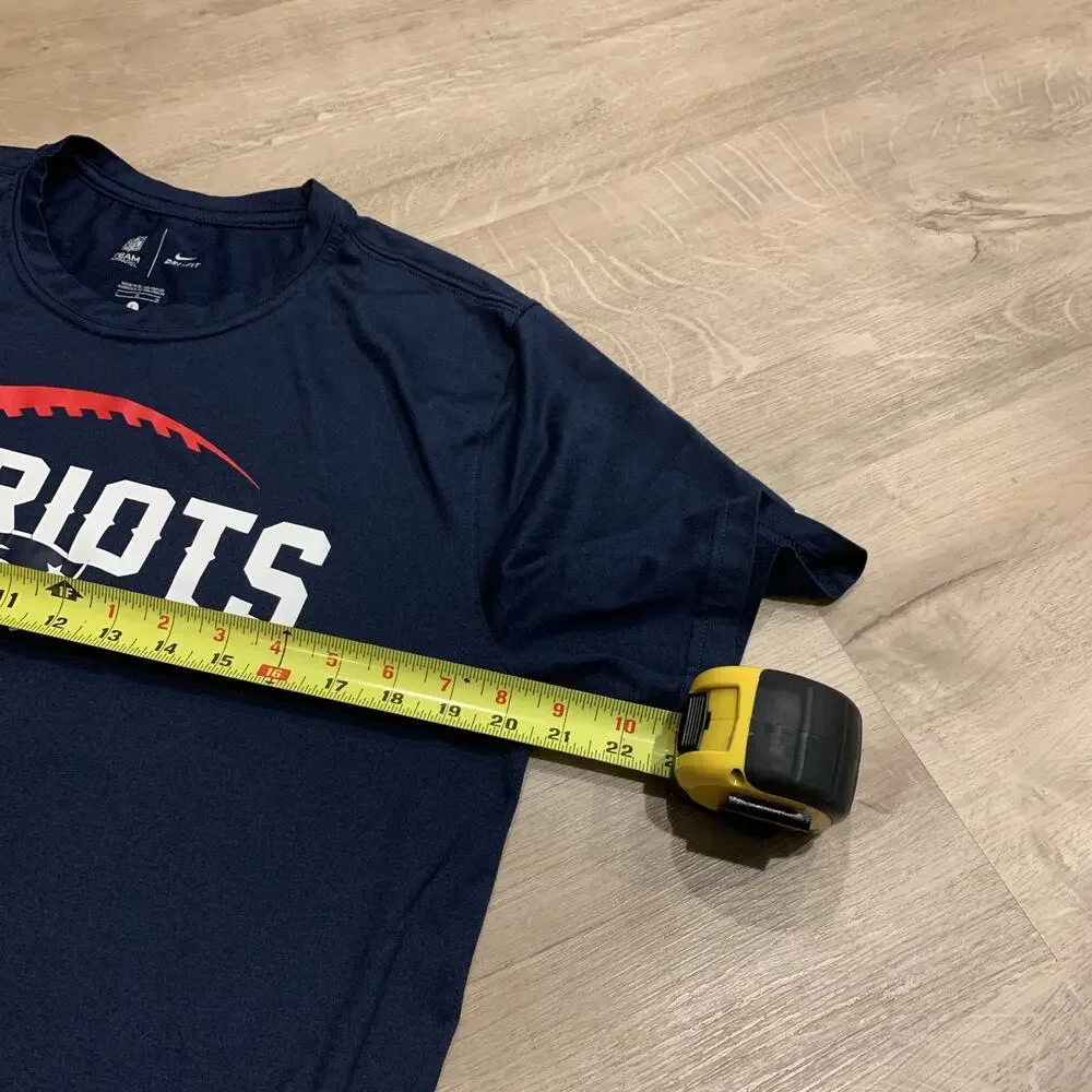 Nike NFL New England Patriots T-Shirt Men's Large Football Dri-FIT Team Apparel